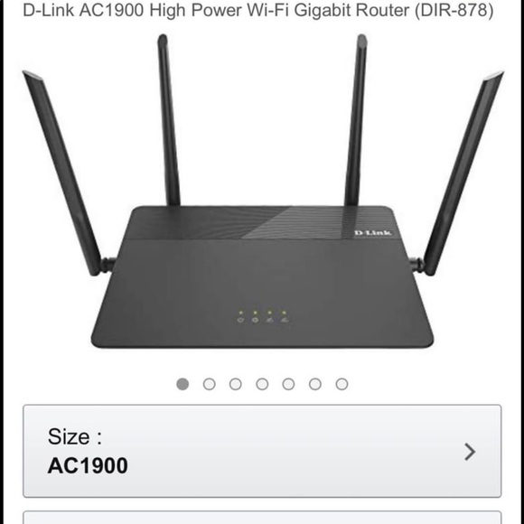 D-Link AC1900 High Power Wi-Fi Gigabit Router. Dual band, Brand new, open box. - Picture 1 of 1